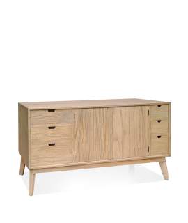 Aparador Comedor 6 Cajones 2 Puertas Nordico Scandi