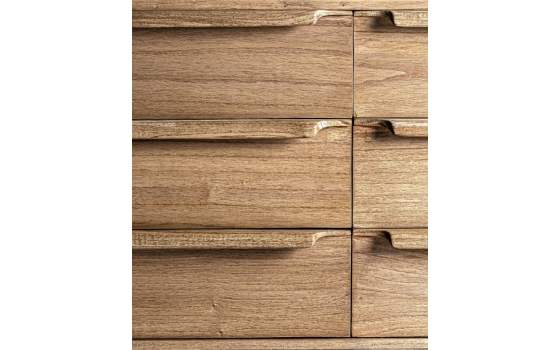 Aparador Comoda Grande 6 Cajones Diseño Nordico Serie Avre