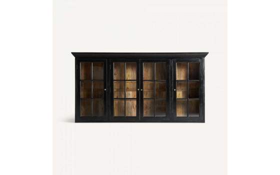 Aparador Con Vitrina Provenzal 7 Puertas 4 Cajones Zenica