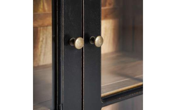 Aparador Con Vitrina Provenzal 7 Puertas 4 Cajones Zenica