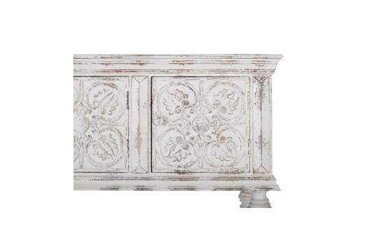 Aparador Consola Blanco Decape 3 Puertas Serie Atriadas