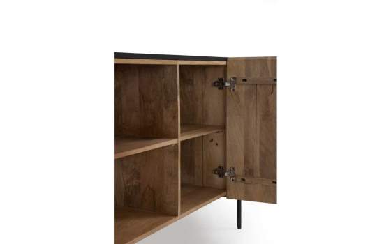 Aparador Contemporaneo 2 Puertas Diseño Redondeado Autrey