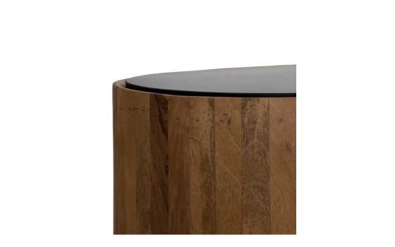 Aparador Contemporaneo 2 Puertas Diseño Redondeado Autrey