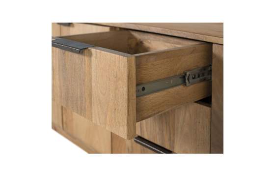 Aparador Contemporaneo 3 Cajones 4 Puertas Mango Adyer