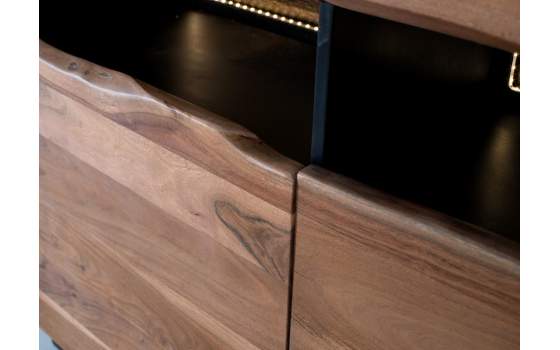 Aparador Contemporaneo 3 Puertas 3 Cajones Acacia Arteluz