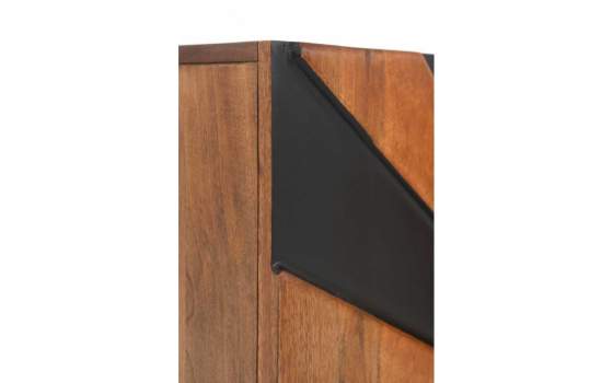 Aparador Contemporaneo 3 Puertas Decoradas Bicolor Aldembun