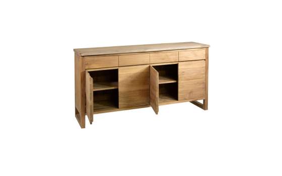 Aparador Contemporaneo 4 Puertas 4 Cajones Serie Tenerife