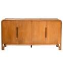 Aparador Contemporaneo 4 Puertas Mango Natural - Serie Abadin