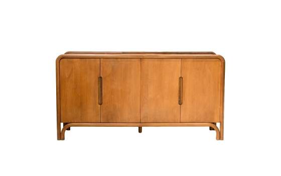 Aparador Contemporaneo 4 Puertas Mango Natural - Serie Abadin