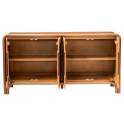 Aparador Contemporaneo 4 Puertas Mango Natural - Serie Abadin