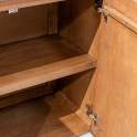Aparador Contemporaneo 4 Puertas Mango Natural - Serie Abadin