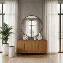 Aparador Contemporaneo 4 Puertas Mango Natural - Serie Abadin