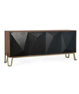 Aparador Contemporaneo Madera Mango 4 Puertas Serie Angiot