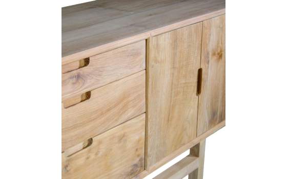 Aparador Contemporaneo Teca 4 Puertas 3 Cajones Tenerife Aparador Contemporaneo Teca 4 Puertas 3 Cajones Tenerife