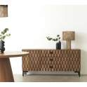 Aparador Diseño 2 Puertas 3 Cajones Decorados Serie Atiund