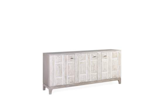 Aparador Diseño Actual 3 Puertas Blanco Decape Arions