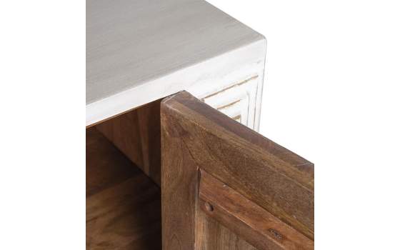 Aparador Diseño Actual 3 Puertas Blanco Decape Arions