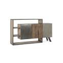 Aparador Diseño Actual Madera Metal y Cemento Binnaz