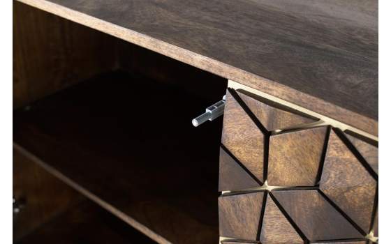 Aparador Diseño Moderno 3 Cajones 2 Puertas Serie Ariast