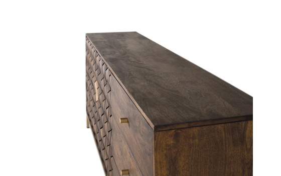 Aparador Diseño Moderno 3 Cajones 2 Puertas Serie Ariast