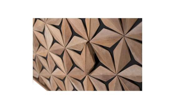 Aparador Diseño Orignal  4 Puertas Decoradas Estrellas Destrans