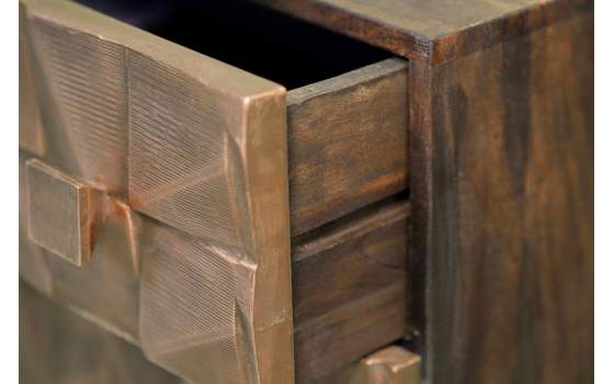 Aparador Etnico Industrial 2 Puertas 1 Cajon Serie Cobrens