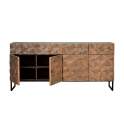 Aparador Etnico Industrial 4 Puertas Serie Cobrens