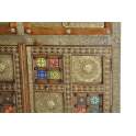 Aparador Etnico Pequeño Ceramica Bronce Repujado Aichen