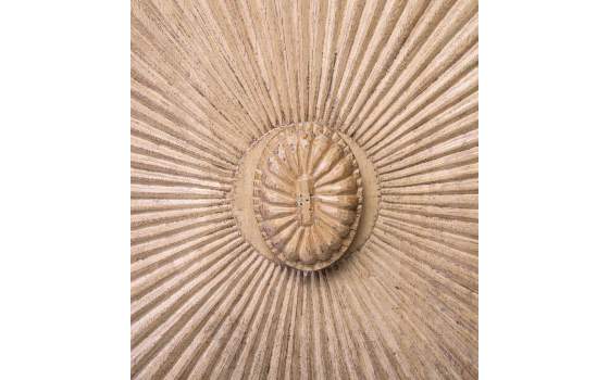 Aparador Grande Diseño 4 Puertas Madera Natural Talladas Arions