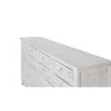Aparador Grande Rustico 4 Puertas 8 Cajones Blanco Adriost