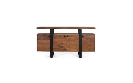 Aparador Industrial 4 Puertas 1 Estante Serie Ardison