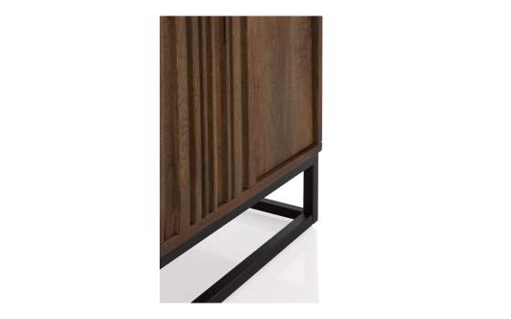 Aparador Industrial Actual 2 Puertas Madera Metal Adenasi