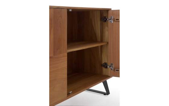 Aparador Industrial Actual 3 Puertas Madera Acacia Ayerta