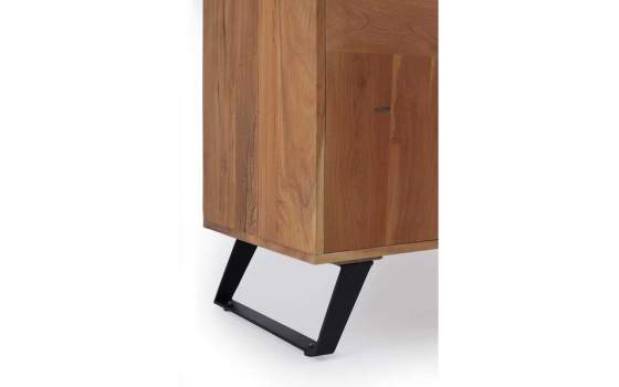 Aparador Industrial Actual 3 Puertas Madera Acacia Ayerta