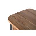 Aparador Industrial Madera Metal y Cuerda 4 Puertas Cordas