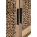 Aparador Industrial Madera Metal y Cuerda 4 Puertas Cordas