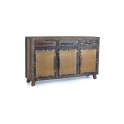 Aparador Industrial Madera Reciclada y Metal Serie Sunderlan