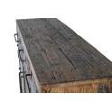 Aparador Industrial Madera Reciclada y Metal Serie Sunderlan