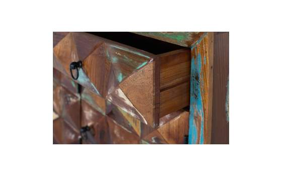 Aparador Industrial Vintage Madera Mango Serie Diamante