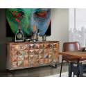 Aparador Industrial Vintage Madera Mango Serie Diamante