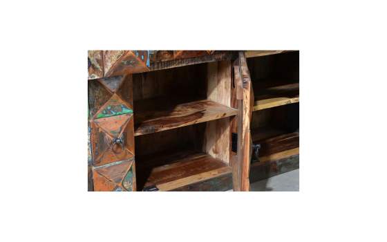Aparador Industrial Vintage Madera Mango Serie Diamante