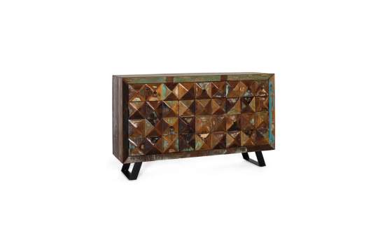 Aparador Industrial Vintage Madera Mango Serie Diamante