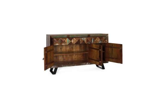 Aparador Industrial Vintage Madera Mango Serie Diamante