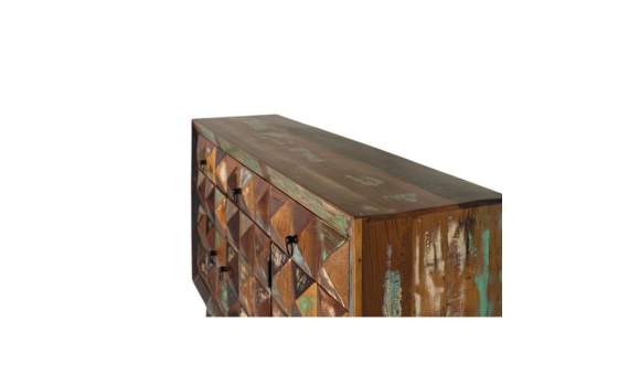 Aparador Industrial Vintage Madera Mango Serie Diamante