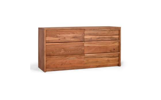 Aparador Indutrial Moderno 6 Cajones Serie Aratany