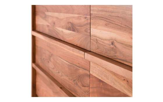 Aparador Indutrial Moderno 6 Cajones Serie Aratany