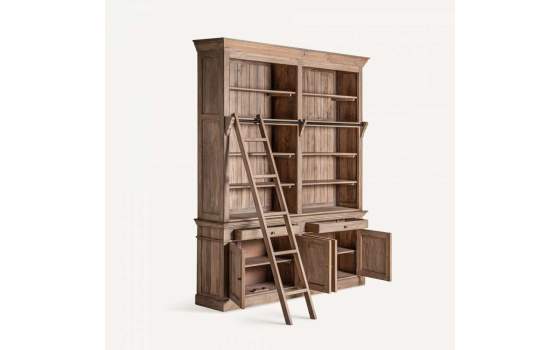 Aparador Libreria 4 Puertas Cajones y Estantes Serie Avyhne