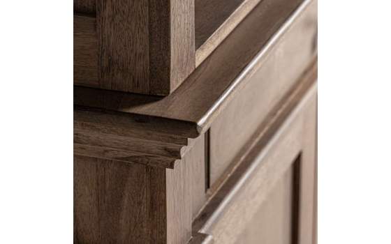 Aparador Libreria 4 Puertas Cajones y Estantes Serie Avyhne