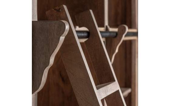 Aparador Libreria 4 Puertas Cajones y Estantes Serie Avyhne