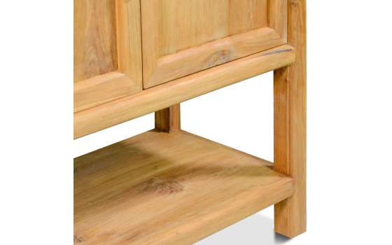 Aparador Lineal Actual 4 Puertas Madera Teca Arastias